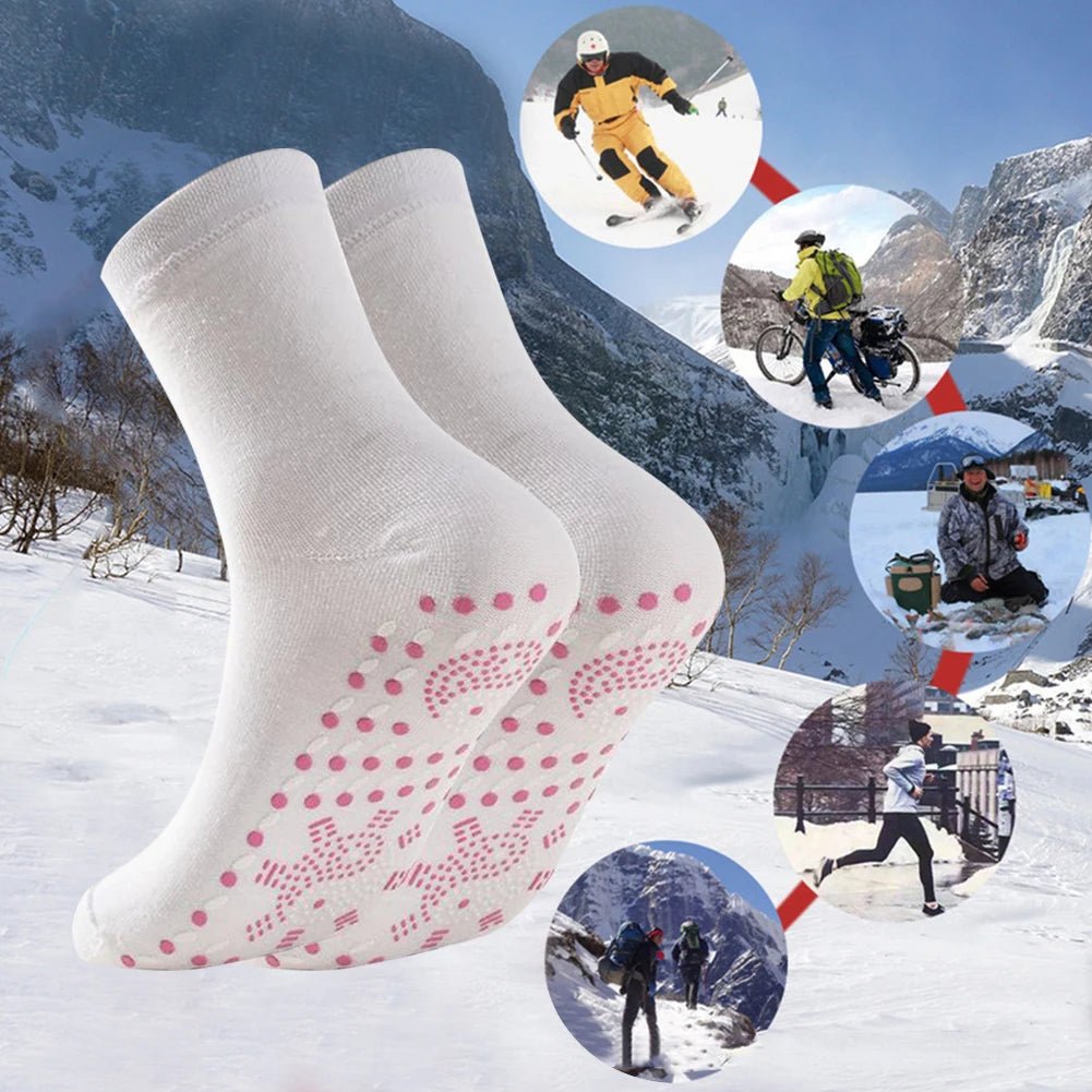 Self-Heating Magnetic Therapy Socks for Pain Relief - Unisex - silverfoxgoods